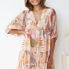 Women Esther & Co Dresses | Menora Dress-Multi Print