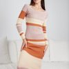 Women Esther & Co Dresses | Patrice Knit Dress-Multi Stripe