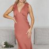 Women Esther & Co Dresses | Eleanora Dress-Rust