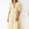 Women Esther & Co Dresses | Suzanna Dress-Yellow Floral