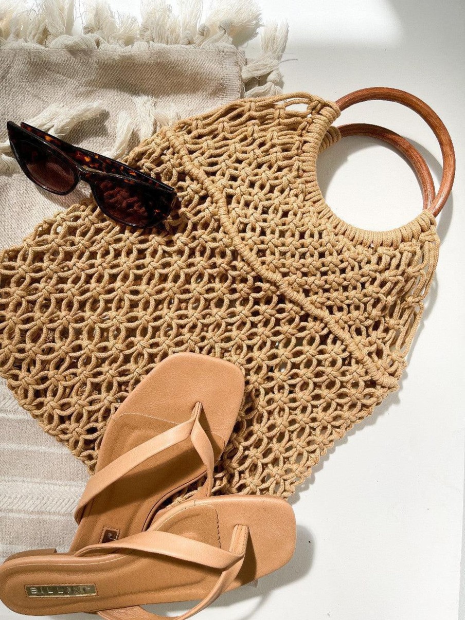 Women Esther & Co Beach Accessories | Tossy Bag-Brown