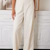 Women Esther & Co Bottoms | Cyrene Pants-Cream