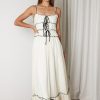 Women Esther & Co Dresses | Arcela Dress-Cream Multi