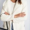 Women Esther & Co Jackets & Coats | Grizelda Teddy Jacket-White