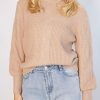 Women Esther & Co Jumpers & Sweaters | Voletta Knit-Camel