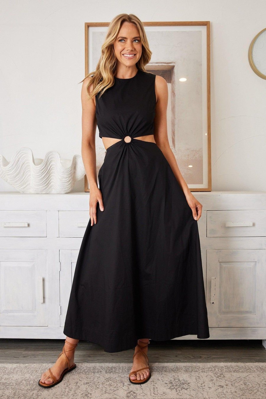 Women Esther & Co Dresses | Kaiah Dress-Black