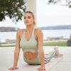 Women Esther & Co Activewear | Balance Racer Crop-Khaki