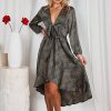 Women Esther & Co Dresses | Bryleigh Dress-Olive Print