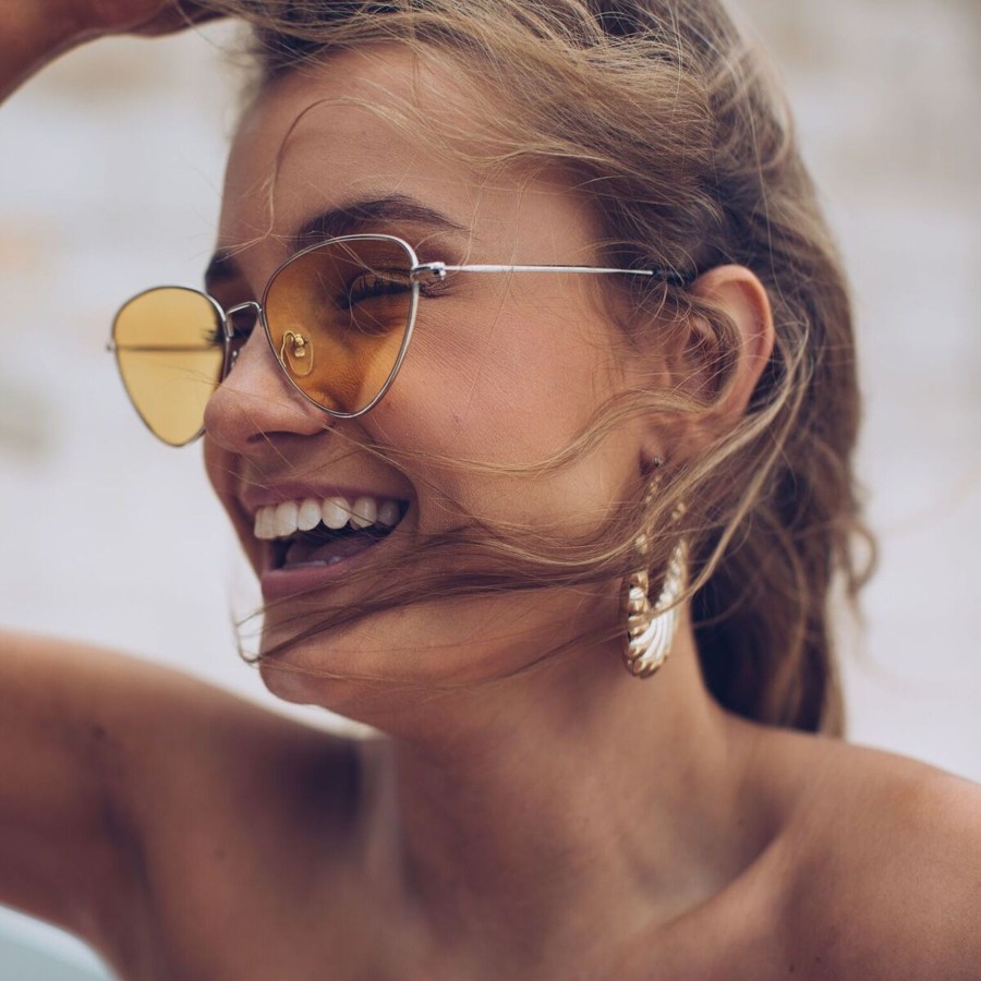 Women Esther & Co Sunglasses | Dayton|Yellow