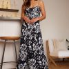 Women Esther & Co Dresses | Welsey Dress-Black Floral