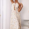 Women Esther & Co Dresses | Clovelly Maxi Dress-White Sand