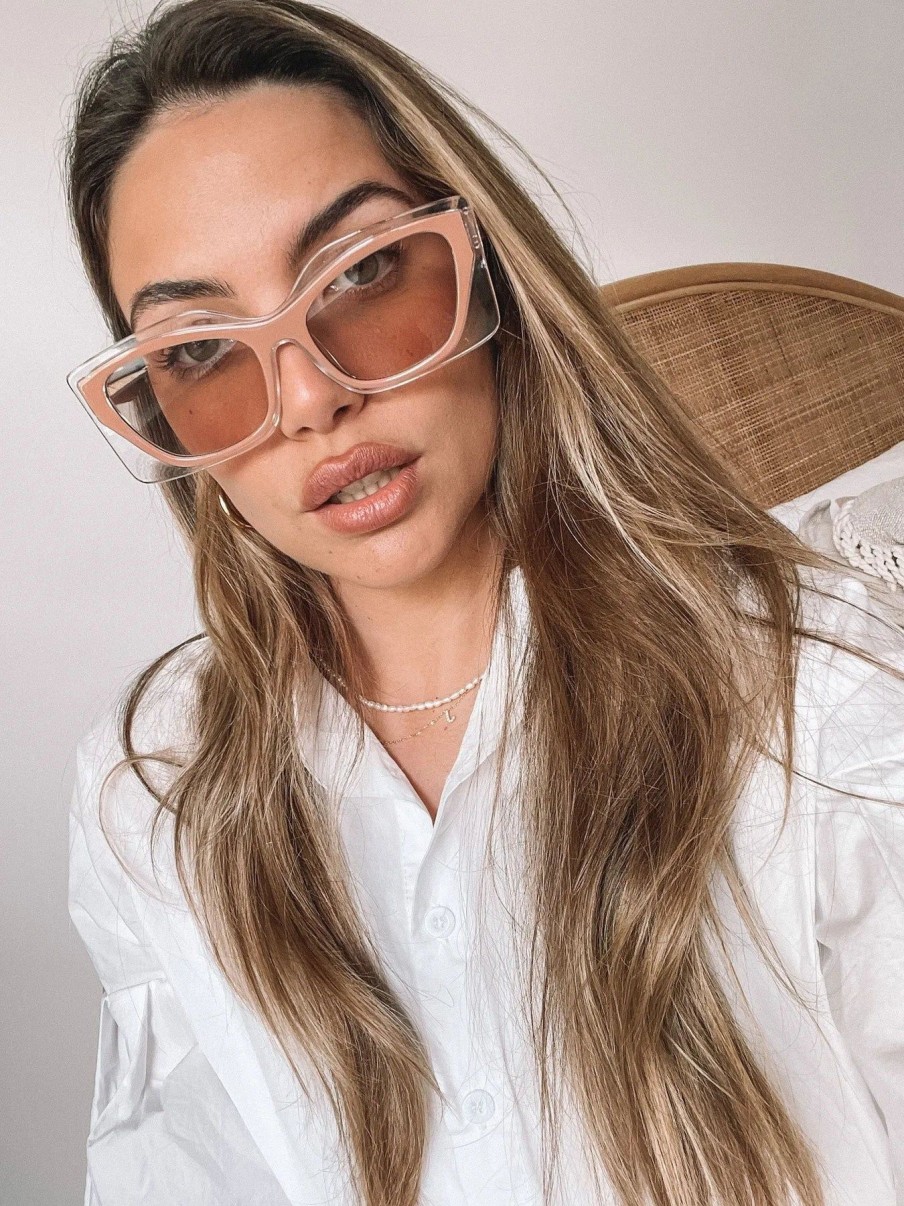 Women Esther & Co Sunglasses | Frankie|Blush