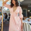 Women Esther & Co Dresses | Charis Dress-Peach Print