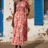 Women Esther & Co Dresses | Kathryn Dress-Pink Floral