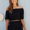 Women Esther & Co Tops | Marinda Top-Black