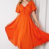 Women Esther & Co Dresses | Marvey Dress-Orange