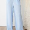 Women Esther & Co Bottoms | Serra Pants-Light Blue