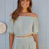 Women Esther & Co Tops | Marinda Top-Sage