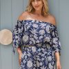 Women Esther & Co Sets | Marinda Top-Black Mono Print