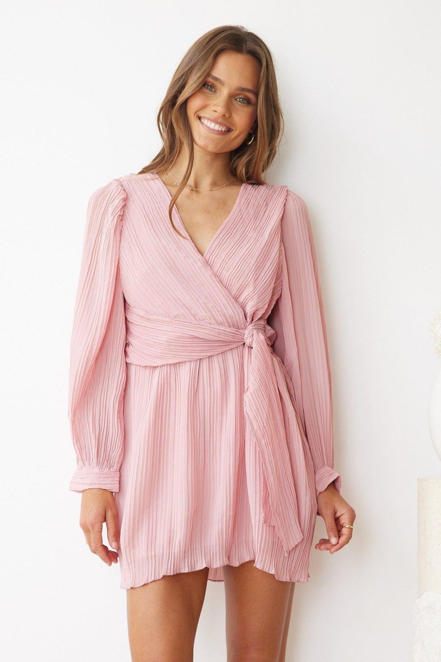 Women Esther & Co Dresses | Shera Dress-Pink