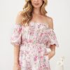 Women Esther & Co Rompers & Jumpsuits | Miana Playsuit-White Floral