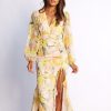 Women Esther & Co Dresses | Bellachay Dress-Yellow Floral