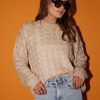 Women Esther & Co Jumpers & Sweaters | Kadey Knit-Beige