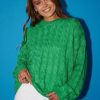 Women Esther & Co Jumpers & Sweaters | Kadey Knit-Green