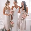 Women Esther & Co Dresses | Poppy Dress-Champagne