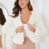 Women Esther & Co Jackets & Coats | Ophelle Jacket-White